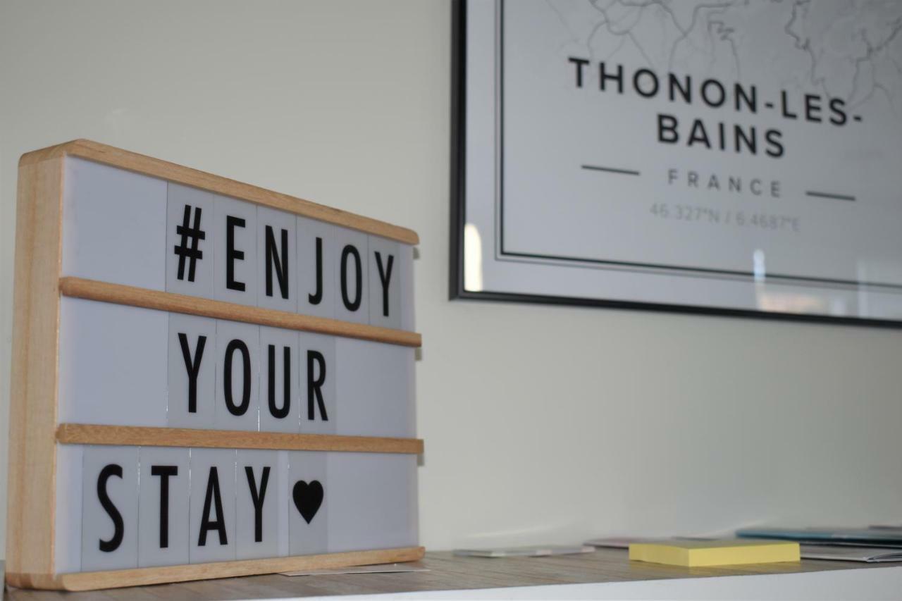 Le Coeur Du Saphir Apartamento Thonon-les-Bains Exterior foto